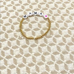 Handmade Beaded Mantra Bracelet